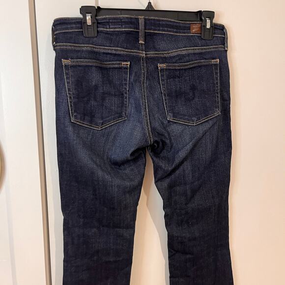 Adriano Goldschmied Dark Wash The Olivia Skinny Boot Cut Jeans Size 28R - Picture 4 of 10